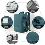 Hanples Large Travel Backpack for Women as Person Item Flight Approved - Image 5