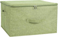 ANMINY Storage Bins with Zipper Lids 36 Qt Lidded Fabric Storage Boxes Baskets by ANMINY