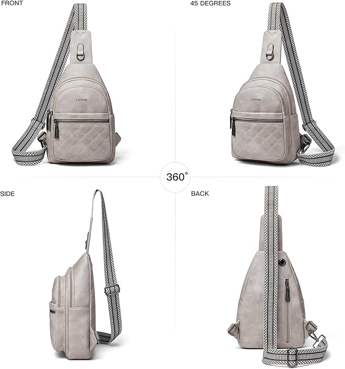 Sling Bag For Women Fanny Pack Crossbody Travel Shoulder Belt Bags Tote - Image 7