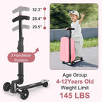 iubest Luggage Carry On Scooter Suitcase - Image 5