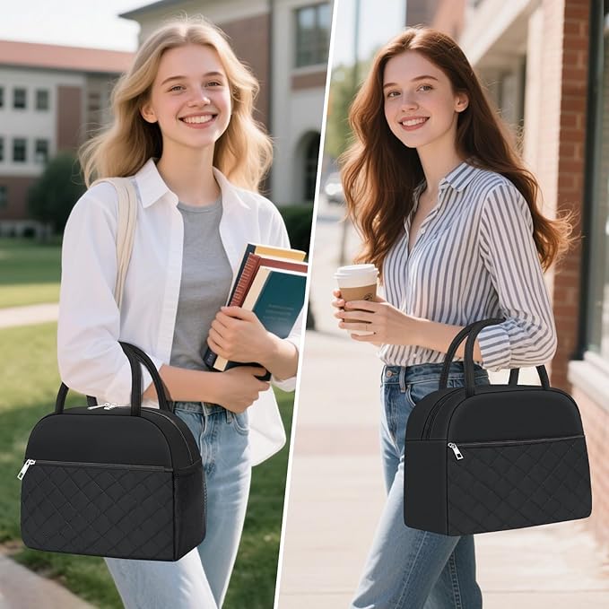 Lunch Bag Lunch Box for Women Men Insulated Reusable Large Lunch Tote Bag Adult - Image 4