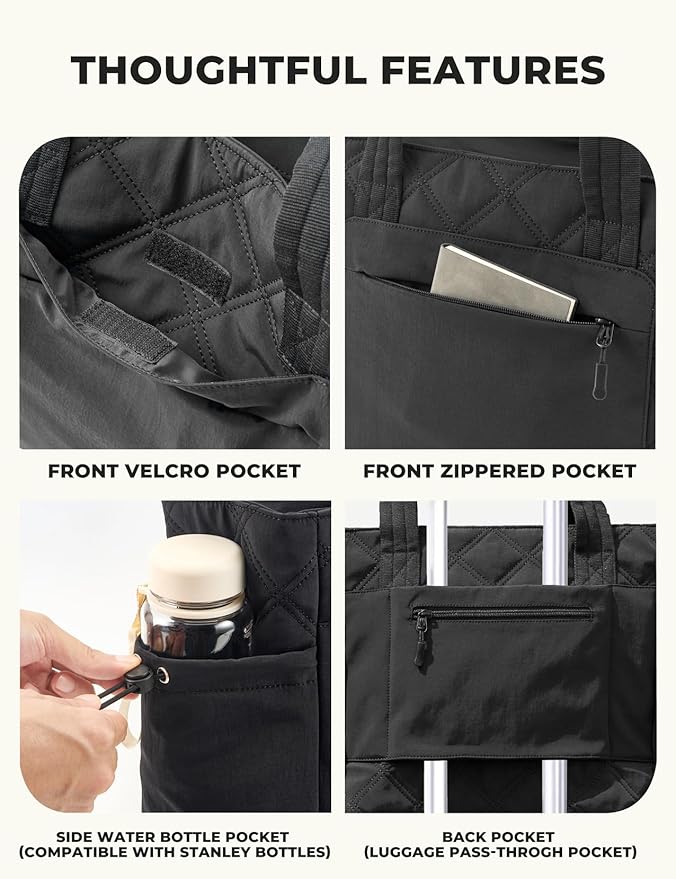 Tote Bag for Women, Lightweight Puffer bag - Image 4