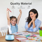 300ML Essential Oil Diffuser - 8-Hour Aromatherapy with Remote Control, 7-Color LED Lights, 4 Timer Settings for Home