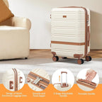carry on Luggage Sets, 20 Inch Expandable - Image 5