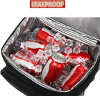 FlowFly Double Layer Cooler Insulated Lunch Bag Adult Lunch Box Large Tote Bag - Image 3