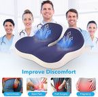 Seat Cushion, Office Chair Memory Cushion, Ergonomic Design, Relieve Sciatica - Image 8