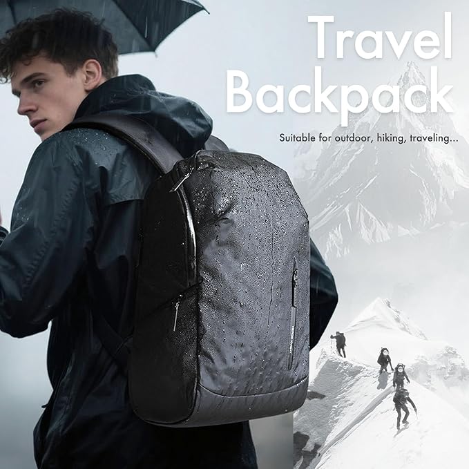 hk Waterproof Travel Backpack for Men – Lightweight 30L Laptop Backpack - Image 3