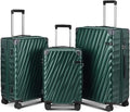Luggage sets 3 piece with Spinner Wheels, PC Hard Shell Travel Luggage by Unknown