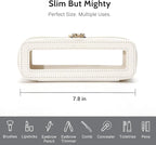 Aveniee Clear Makeup Brush Bag, Slim Cosmetic Brush Holder, Small Toiletry Bag - Image 3