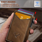 BULLIANT Men Wallet, Money Clip Wallet Slim - Image 4