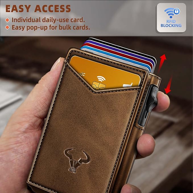 BULLIANT Men Wallet, Money Clip Wallet Slim - Image 4