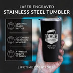 Lifetime Creations Personalized Hockey Coach Tumbler: Custom Hockey Coach Gift - Image 3