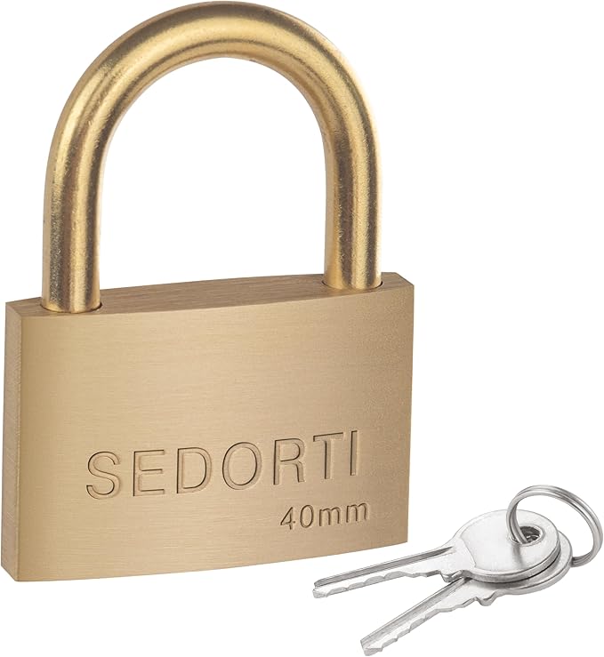 Rust Proof Lock, Solid Brass Padlock - Image 2