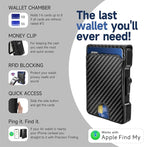 Zeeker Mens Air Wallet, with Smart Tracker, RFID Blocking Credit Card Clip - Image 3