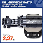 Fotopro Carbon Fiber Travel Tripod 2.2lbs Ultralight 64 Inch Portable Compact - Image 2