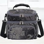 FlowFly Double Layer Cooler Insulated Lunch Bag Adult Lunch Box Large Tote Bag - Image 6