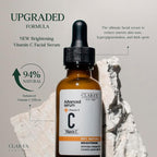 CLARA'S NEW YORK | Vitamin C Facial Serum | with Hyaluronic Acid, Ascorbic Acid, Niacinamide, Probiotics | Reduce Dark Spot, Acne, Scars |Brightening, Antioxidant, Minimize pores |30ml | Made In USA