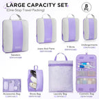 8 Set Compression Packing Cubes - Image 2