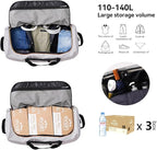 Rolling Duffle Bag with Wheels, 110L/140L Expandable Soft-Sided Foldable Duffle - Image 2