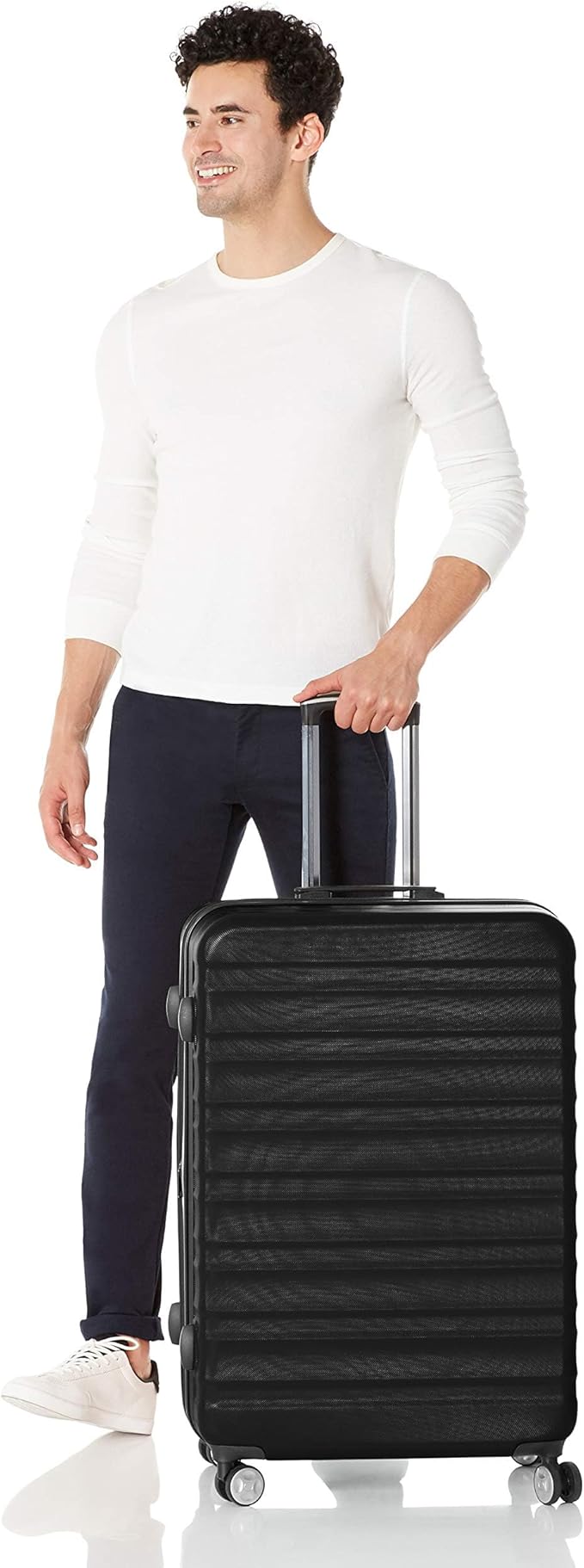 Amazon Basics 2 Piece Set With TSA Locks, Hardshell Suitcases With Four - Image 2