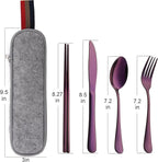 DEVICO Camping Utensils, Portable Travel Utensils - Image 4