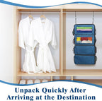 Hanging Travel Organizer, Carry on Luggage Suitcase Organizer, Travel - Image 5