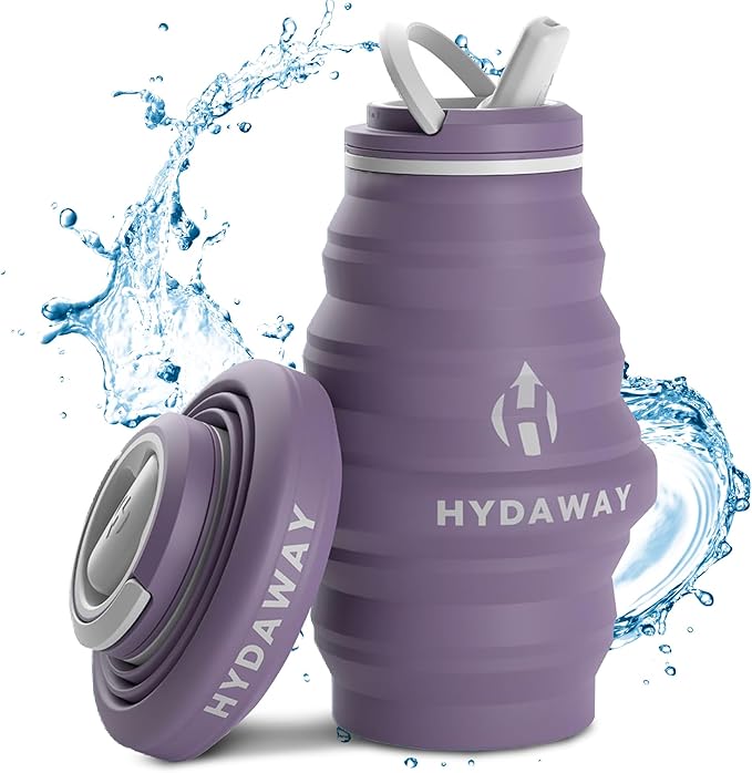HYDAWAY 17oz Collapsible Water Bottle by HYDAWAY