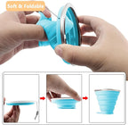 Litoexpe 4 Pack Silicone Collapsible Travel Cup Portable Folding Camping Cup - Image 3