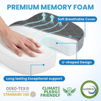 TushGuard Office/Car Seat Cushion, Non-Slip Sciatica & Back Coccyx Tailbone - Image 3