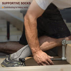 BULLIANT Compression Socks for Men 6Pairs, Athletic Crew Socks Cushioned For - Image 8