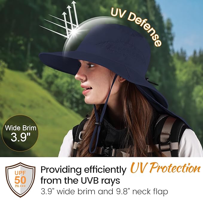 ZOORON Sun Hat for Men Women Fishing Hat - Image 3