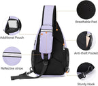 MOSISO Sling Backpack Bag, Crossbody Shoulder Bag Travel Hiking Daypack Chest - Image 4