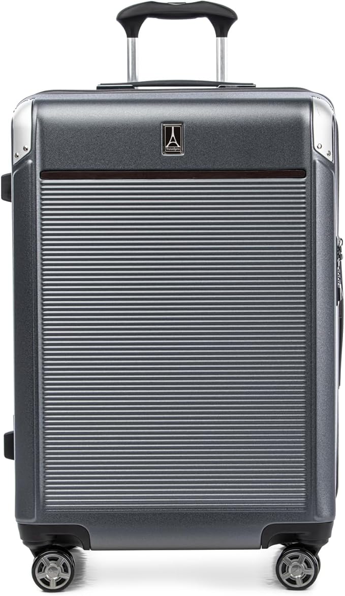 Travelpro Platinum Elite Hardside Expandable Checked Luggage, 8 Wheel Spinner by Travelpro