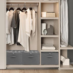 Shoe Organizer for Closet, Foldable Shoe Storage Bins - Image 7