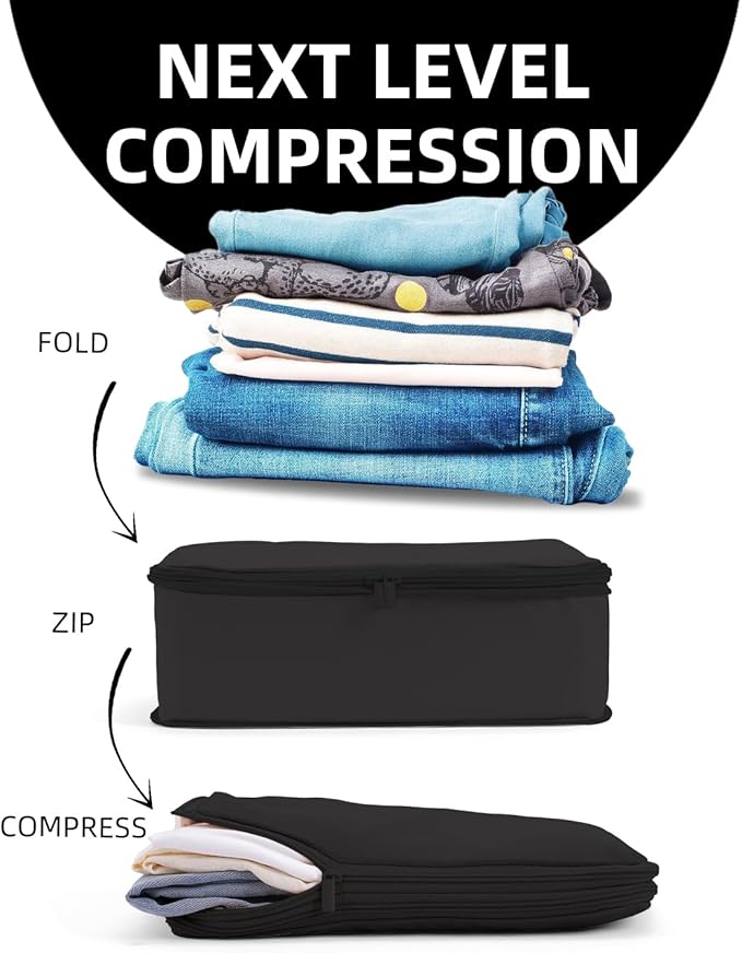 6 Set Compression Packing Cubes - Image 3