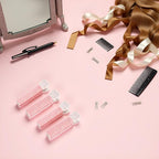 4Pcs Pink Hair Rollers with Clip Volumizing Bangs Curler DIY Styling Accessories Tool Portable Self Grip Volume Hair Root Clips Styling Tools and Appliances