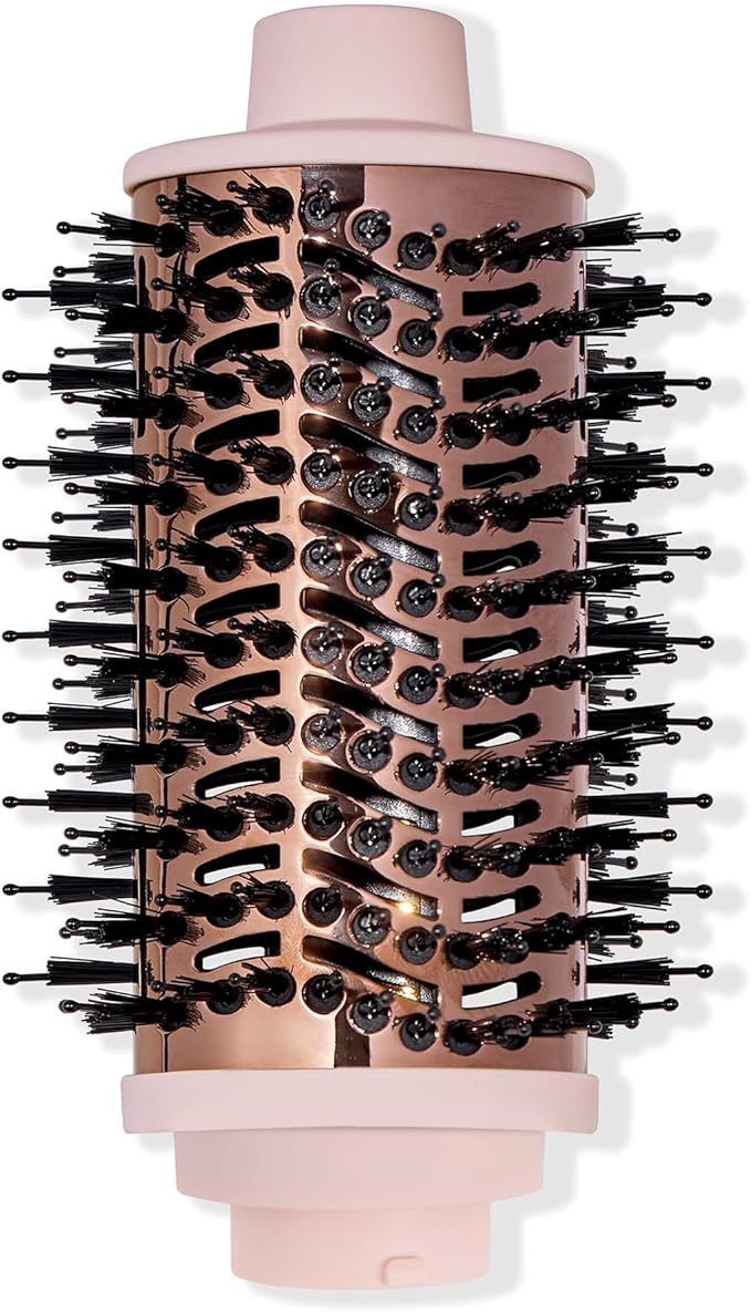 L'ANGE HAIR Multi-Volume Dryer Brush Attachment | Titanium Blow Dryer Brush Barrel for Volumizing & Styling | Tool Sold Separately | Attachment - Blush - Oval 60mm