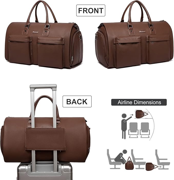 Modoker Garment Bags for Travel Carry on Duffle Bags for Airplane Weekender - Image 2