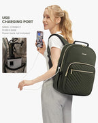 LOVEVOOK Laptop Backpack for Women, Travel Computer Work Bags - Image 5