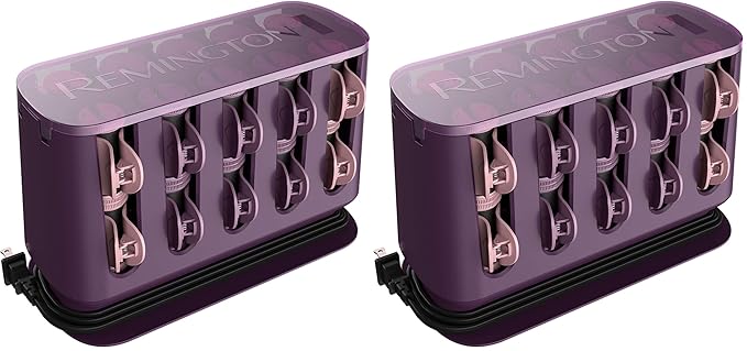 Remington Pro Hair Setter Hot Rollers, Curlers With Thermaluxe Advanced Thermal Technology (Pack of 2)