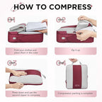 10 Set Compression Packing Cubes - Image 3