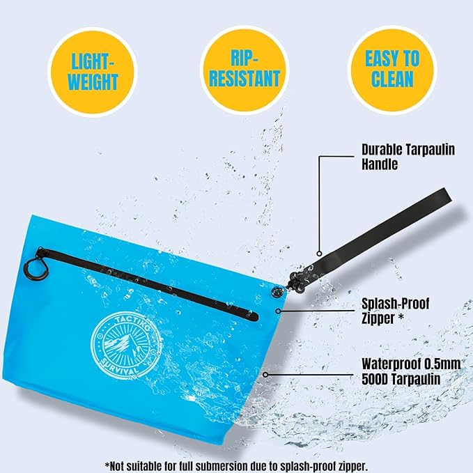 Tactiko Heavy-Duty Splash Water Resistant Zipper Pouches - Image 3