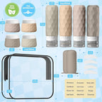 16Pack Travel Bottles for Toiletries, TSA Approved Travel Size Toiletries - Image 2