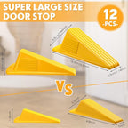 Frienda 12 Pcs Jumbo Door Stoppers Heavy Duty Door Stopper Tall up to 2inch - Image 2