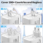 JMFONE International Power Plug Adapter, Universal Travel Adapter - Image 5