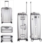 TRAVELKING All Aluminum Luggage Zipperless Hard Shell Suitcase - Image 3