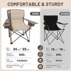 TIMBER RIDGE Oversized Folding Camping Chair - Image 6