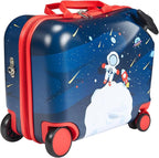 VEVOR Ride-on Luggage, 26 L Capacity, 18 Inches Tow Along Toddler Carry on - Image 9