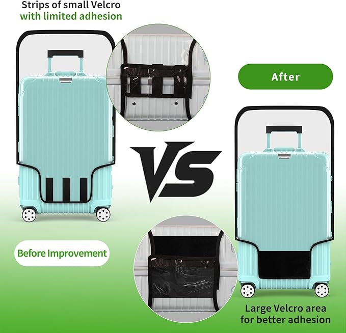 Suitcase Covers For Luggage, 28 Inch Clear PVC Luggage Covers Protector Full - Image 7
