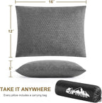 Ivellow Memory Foam Travel Pillow Compressible Camping Pillow - Image 5